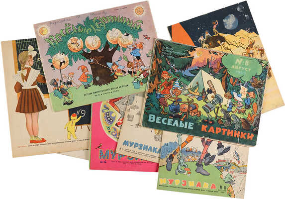 Лот из нескольких детских журналов